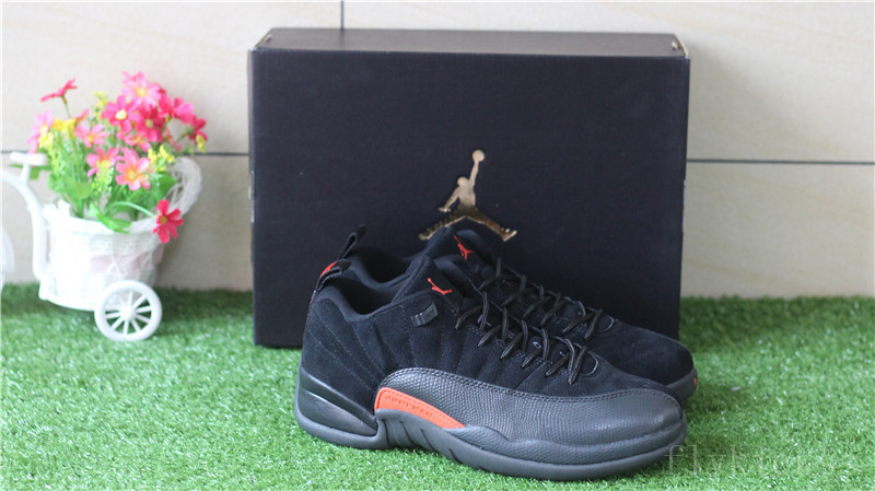 Air Jordan 12 Retro Low Olive Black Max Orange